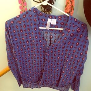 Francesca’s Aztec blouse